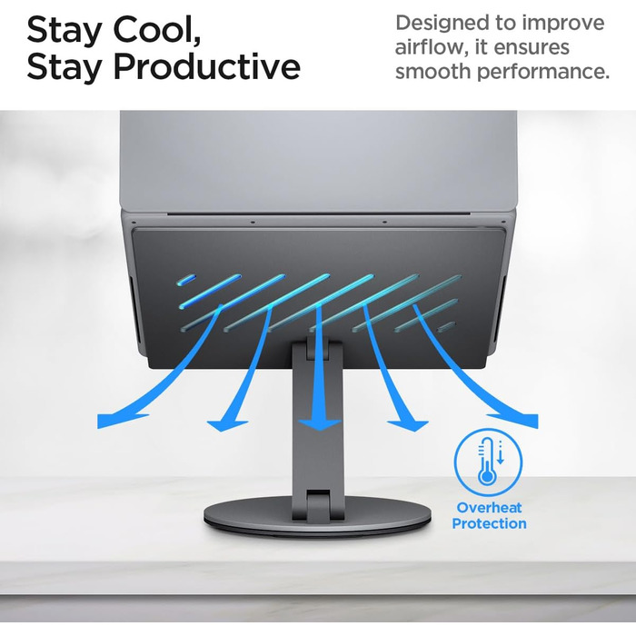 В-1 Підставка для ноутбука з док-станцією (в комплекті кабель USB-C USB-C). Ергономічна, з портами USB-A/C та HDMI 4K 60Hz для MacBook, iPad Pro, Air, Neo A16, M2, M3, M4, M5 та ноутбуків до 15,6, 6-
