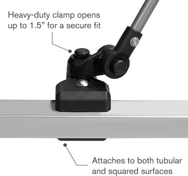 Регульована парасолька Sport-brella Versa-Brella, регульований затискач, 4-позиційний поворот на 360 градусів і підкладка UPF 50 д