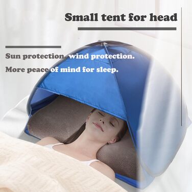 Розкладний намет Head, міні-пляжний намет із сонцезахисним тентом, автоматичний миттєвий намет, міні-парасолька, розкладний міні-пляжний намет для кемпінгу, пікніків та пляжу на свіжому повітрі