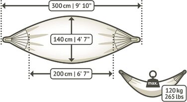 Класичний одномісний гамак з фіолетової бавовни
