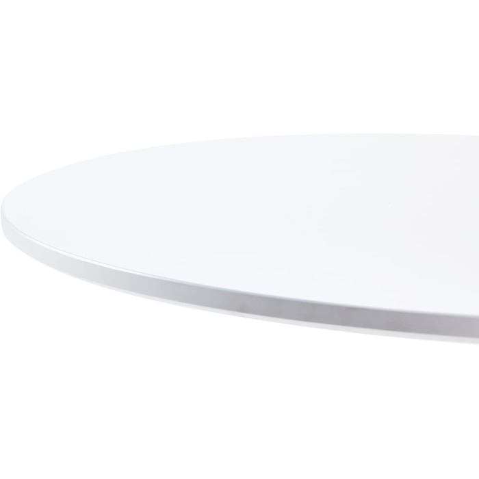 Сучасний круглий обідній стіл для кухні, маленький столик для кухні, вітальні, їдальні, балкону, діаметр круглого столу 70х70см, білий.