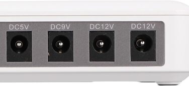 Міні UPS для роутера/модему 7500mAh з резервним живленням, DC 12V/9V, 24W, USB-A вихід (2A), для дому та офісу (EU-штекер)