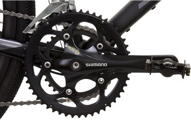 Чоловічий гравійний велосипед Airtracks 28 дюймів Whisper 5.0 2 x 9 Shimano SORA R3000 чорний - розміри рами 52 см та 56 см - модель 2026 56 см (зріст 180-195 см)