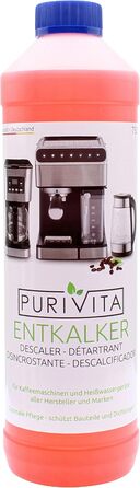 Кавомашина Philips Series 5400 з системою LatteGo та універсальним засобом для видалення накипу Purivita (750 мл) комплект з 1 пляшкою
