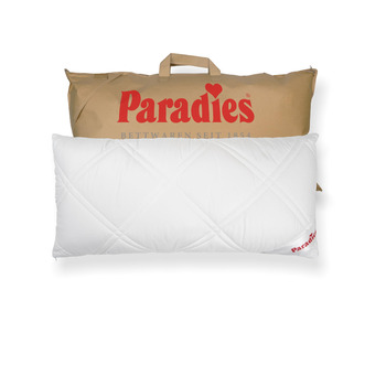Подушка PARADISE 40x80 см зі стьобаним чохлом - Softy Top Plus Organic, стьобана подушка на блискавці 40 x 80 см 1