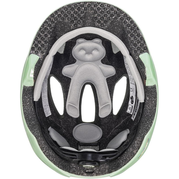 Легкий велосипедний шолом для дітей - індивідуальне регулювання розміру - висувний зі світлодіодним підсвічуванням 45-50 см м'ятно