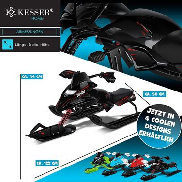 Дитячий снігохід Kesser XR-525, кермовий, з ножними гальмами