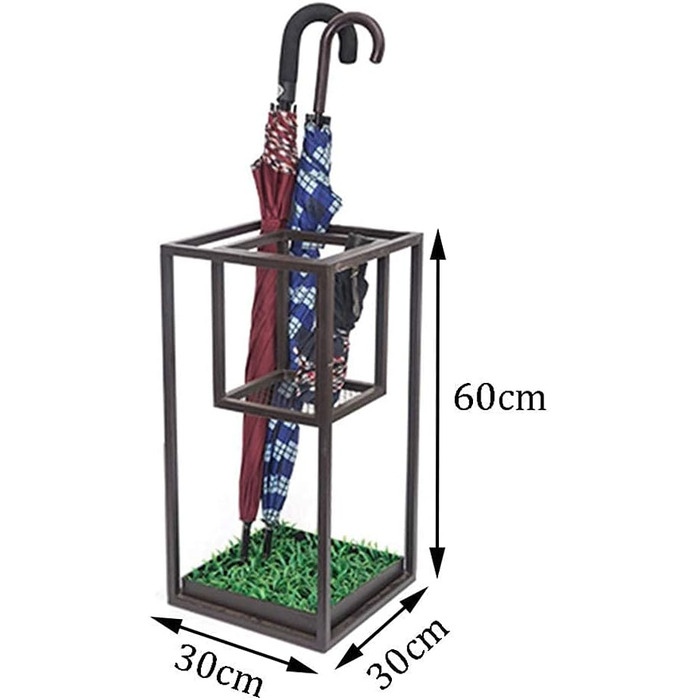 Підставки для парасольок TEmkin, прямокутні ковані підставки для парасольок, відро для парасольок для домашнього бізнесу, короткі та довгі стійки для зберігання парасольок, знімний піддон для крапель Feito NA Китай