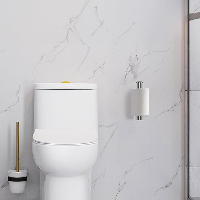 Самоклеючий тримач для туалетного рулону, тримач для туалетного рулону для унітазу без свердління, тримач для туалетного рулону, н