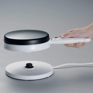 Акумуляторна для тонких млинців, 700 Вт, поверхня для випічки діаметром 18,5 см Одинарна, 677 Crpe-Maker -