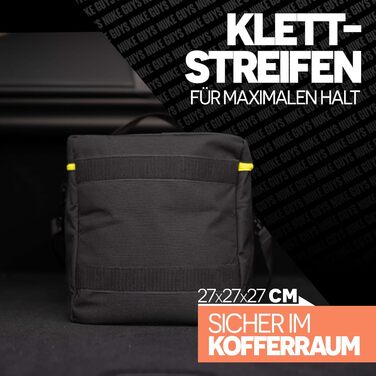 Сумка для автохімії Nuke Guys Мала Зручна сумка для багажника з липучкою для надійної фіксації Органайзер для зберігання засобів догляду за автомобілем Автомобільна сумка в багажник, мала