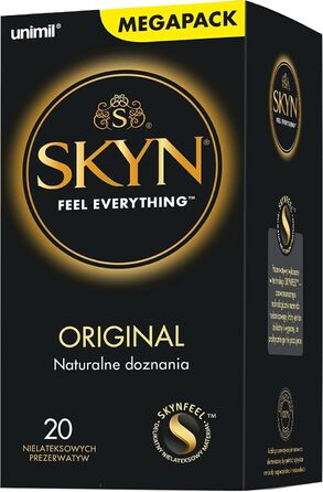 Презервативи без латексу Skyn Original, 20 шт. ориг.