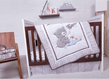 Комплект постільної білизни Trend Lab Gone Fishing для дитячого ліжечка, 3 шт.