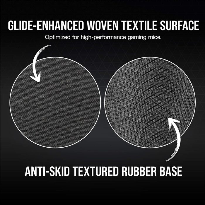 Ігровий килимок для миші Corsair MM700 RGB Extended Cloth - 930 мм x 400 мм - RGB-підсвічування на 360 - концентратор з двома USB-