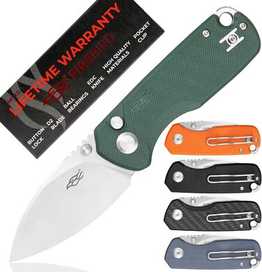 Кишеньковий складаний ніж з кнопковим замком D2 сталеве лезо G10 нековзна ручка з кліпсою Кемпінговий туристичний універсальний ні