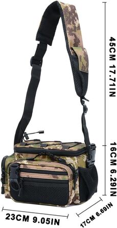 Активний відпочинок, велика місткість, сумка на плече, сумка на пояс, ручна сумка через плече, сумка для рибальських снастей, спеціальна сумка для риболовлі, сумка через плече для відпочинку, сумка для рибальських снастей, камуфляжна сумка одного розміру