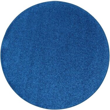 Круглий килим Shaggy Cottage синій в 7 розмірах 240 см круглий