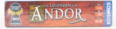 Легенди Андору - базова гра, гра року для поціновувачів 2013, кооперативна настільна гра в стилі фентезі для дітей віком від 10 років, 691745