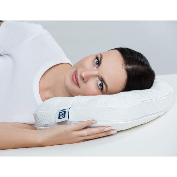 Подушка для пірсингу Lelekka Runa з отвором посередині для полегшення болю у вусі, включаючи 2 чохли. Подушка-пончик з отвором, подушка для зняття тиску.