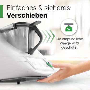 Виготовлений з високоякісного металу, підходить для Thermomix TM6 & TM5 - ідеальний аксесуар, що підходить для Thermomix в антрацитово-сірому кольорі (Anthracite-grey TouchPRO)