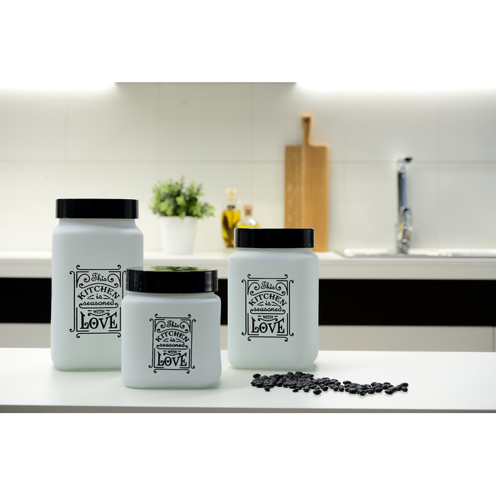 Банка Herevin Kitchen White Mat, 2.0 л (6708774)