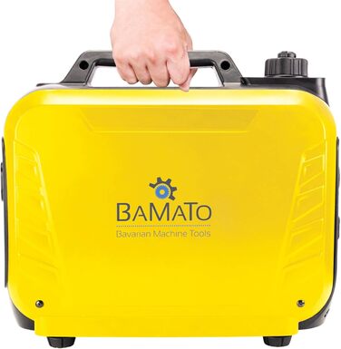 Інверторний генератор BAMATO BGE-2000I 2000 Вт Інверторна технологія 64,1 дБ(A) Дві розетки змінного струму 230 В та два USB-порти для швидкої зарядки 2,1 А
