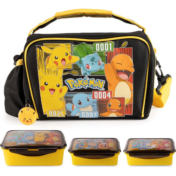 Сумка-холодильник Pokmon з ланч-боксом жовтого кольору