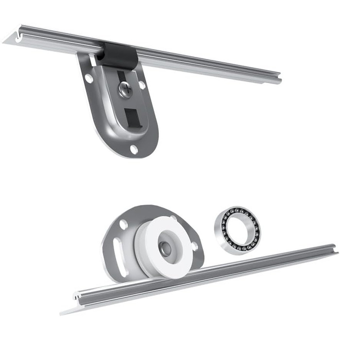 Шафа-купе з розсувними дверима, 3-дверна з 4 шухлядами та 3D ламелями, 200 см (Чорний/Чорний/Чорний/Чорний)