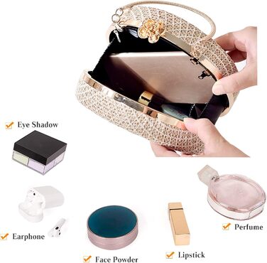 Сріблясте клатч-портмоне для вечірки елегантна сумочка з від'ємним ланцюжком, ідеальна для весілля, балу, танців та урочистих подій