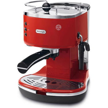 Кавоварка De'Longhi ECO 311.R Icona Vintage, червона одинарна