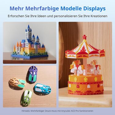 Принтер Anycubic Kobra 3, високошвидкісний друк 600 мм/с, високоточне автоматичне вирівнювання та автоматичне зміщення по осі Z, і