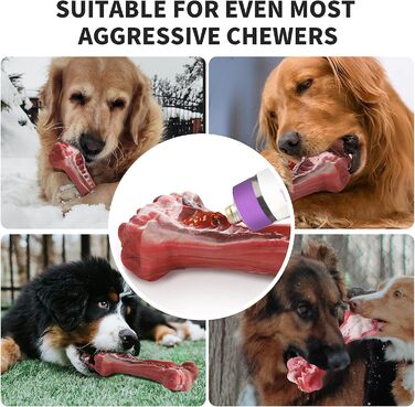 Для великих порід, Aggressive Chewing, Tough Dental Toys для чищення зубів домашніх тварин, Інтерактивні іграшки для собак з натурального каучуку, проти