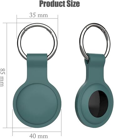 Чохол для підвіски Apple AirTag, брелок Airtag силіконовий стійкий до подряпин, чохол для Air Tag з кільцем для ключів 5 шт., 5 шт