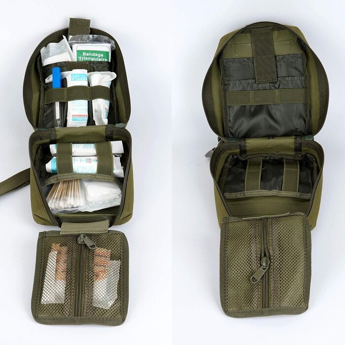 Аптечка сумка тактична аварійна сумка медична сумка аптечка аптечка на відкритому повітрі кемпінг портативна армійська зелена