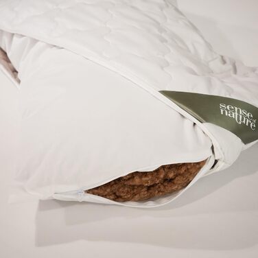 Подушка Sense of Nature з натурального верблюжого волосся Наповнювач 100 кульки верблюжого волосся Чохол 100 бавовна, 40x80 см