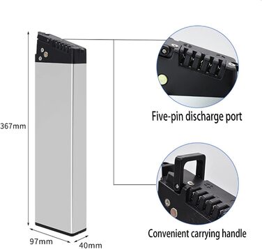 Акумулятор для електровелосипеда 36В / 48В для складних моделей RichBit TOP-860, TOP-016, RT-730
