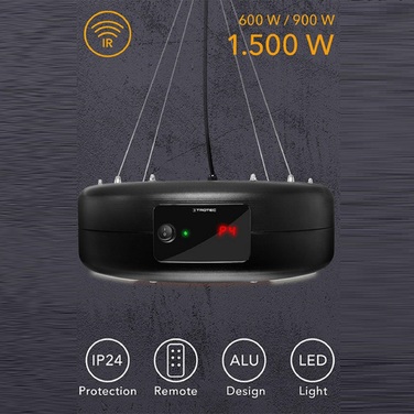 Обігрівач інфрачервоний Trotec IR 1550 SC 1500W + LED Black (1410003812)