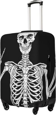 Чохол для валізи Totenkopf, міцний захист для багажу розміром 45.7-81.3 см, XL, чорний