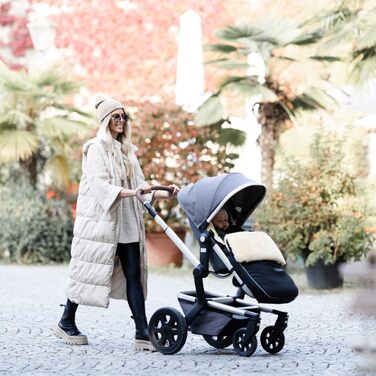 Муфта для ніг Hofbrucker Polaris - Тепла та затишна, ідеально підходить для немовлят та малюків, високоякісна овчина, підходить дл