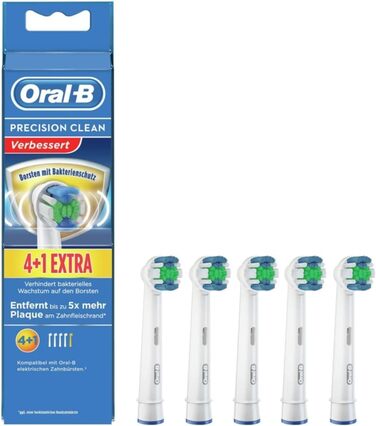 Щітки Braun Oral-B 4210201300908 Precision Clean із захистом від бактерій, запобігає розмноженню бактерій на щетині, 4ук, 27 г