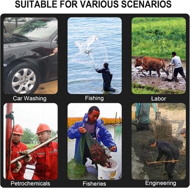 Чоловічі потовщені теплі вейдерси, заввишки 80 см, для риболовлі, полювання, активного відпочинку, розмір 38 EU, чорні