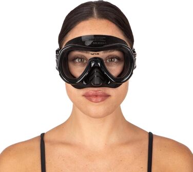 Комплект для підводного плавання з маскою для дайвінгу та трубкою з клапаном для зливу води для дорослих та дітей