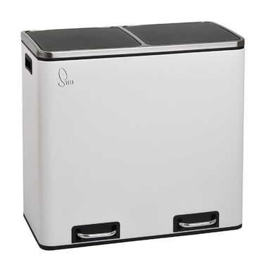 Педальний кошик для сміття 30 літрів внутрішній кошик для сміття дизайн кошик для сміття розділення сміття кошик для паперу органі