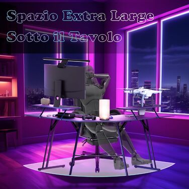 Ігровий кутовий стіл 120x120 см L-подібний стіл з підставкою для монітора Комп&39ютерний стіл Ігрові столи Офісний стіл Кутовий стіл для ПК для офісу, домашнього офісу, чорний