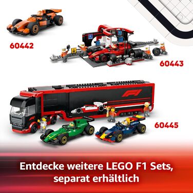 Конструктор LEGO City Боліди F1 Williams Racing та Haas F1, 92 деталі