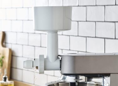 Борошномельний верстат Kenwood KAX941PL (аксесуар для кухонного комбайна, підходить для всіх кухонних комбайнів Chef і kMix, сталевий подрібнювач), білий