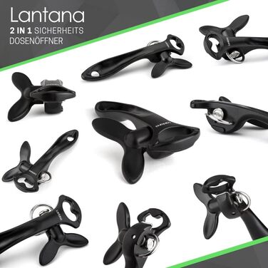 Захисний консервний ніж 2 в 1 простий у використанні ручний консервний нож для безпечного відкривання жерстяних банок Практична фу