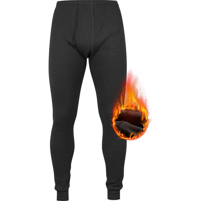 Дуже тепла термобілизна normani, чоловіча зимова лижна білизна з бавовни, розмір 6XL, антрацит