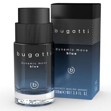 Туалетна вода Bugatti Dynamic Move Blue (100 мл)