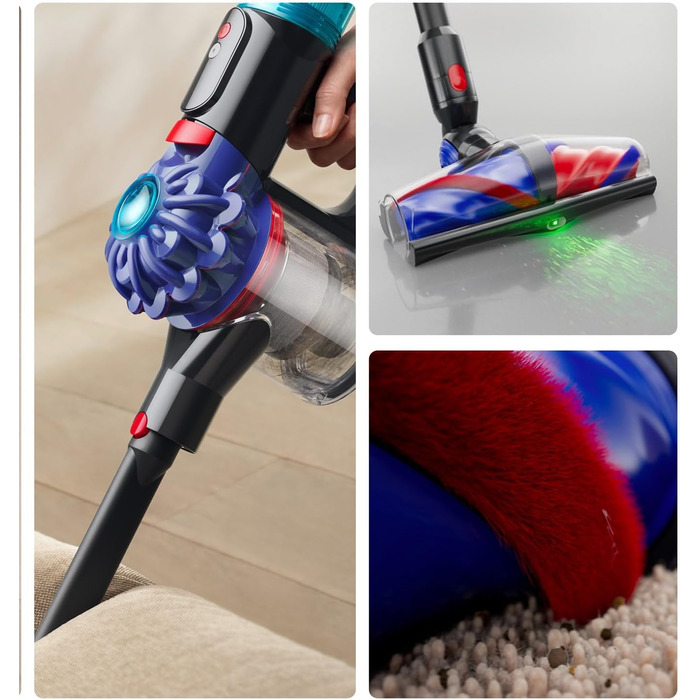Ручний пилосос Dyson V10 Konical, 150 Airwatt, колір Moulded Vinca та Black